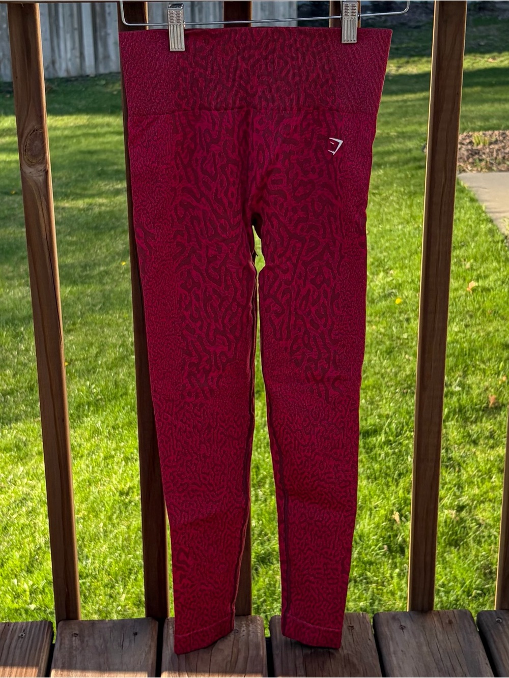 Gymshark Women’s Red Cheetah Print Active Leggings